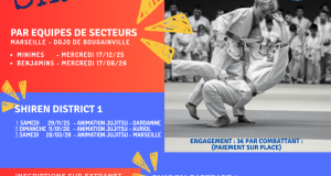 SHIREN DISTRICT 1  ET 2 - GARDANNE LES 29 ET 30 NOV - MODIFICATION DES HORAIRES